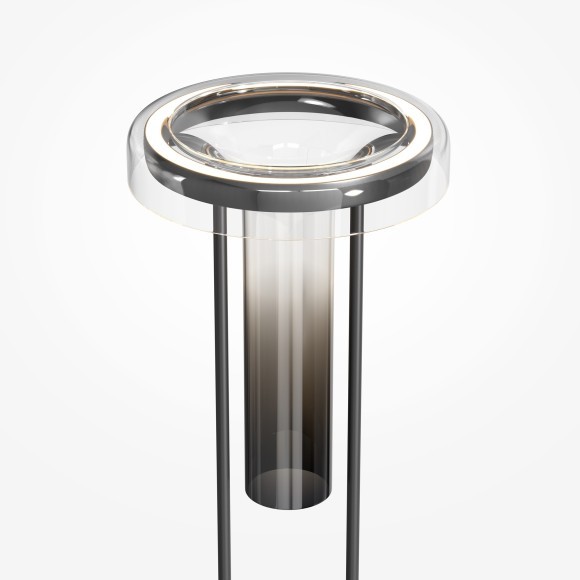 Напольный светильник (торшер) с дымчатым стеклянным плафоном Maytoni MOD463FL-L24B3K Напольный светильник (торшер) с дымчатым стеклянным плафоном Maytoni MOD463FL-L24B3K