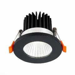 ST704.448.10 Св-к встр. Черный LED 1*10W 4000K 900Lm Ra90 38° IP20 D80xH60 170-240V Встраиваемые светильники ST704.448.10 Св-к встр. Черный LED 1*10W 4000K 900Lm Ra90 38° IP20 D80xH60 170-240V Встраиваемые светильники