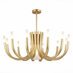 SL1173.202.13 Люстра потолочная ST-Luce Золотистый/Белый G4/E27 12+1*5+60W PAFE SL1173.202.13 Люстра потолочная ST-Luce Золотистый/Белый G4/E27 12+1*5+60W PAFE