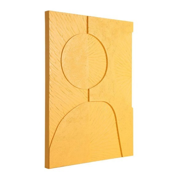 423153 BESERAH Картина на холсте желтый L600 B37 H800 дерево