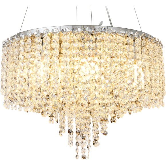 Люстра подвесная Stilfort 2187/09/12P, серия Rain of Crystal Люстра подвесная Stilfort 2187/09/12P, серия Rain of Crystal