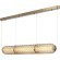 SL6144.313.01 Светильник подвесной ST-Luce латунь/Шампань LED 1*37W 4000K SAGUARO