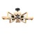 Люстра потолочная Arte Lamp A8030PL-8BK BRUSSELS под лампы 8xE27 60W