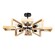 Люстра потолочная Arte Lamp A8030PL-8BK BRUSSELS под лампы 8xE27 60W