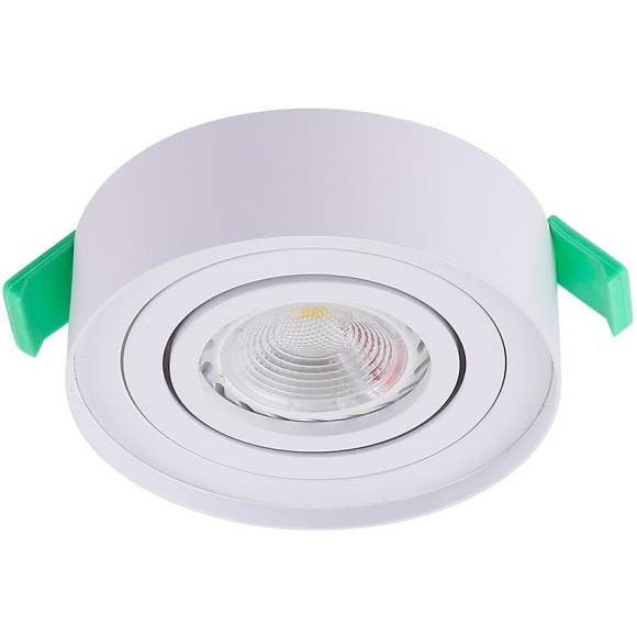 Светильник встраиваемый c малым заглублением Crystal Lux CLT 059C1 WH