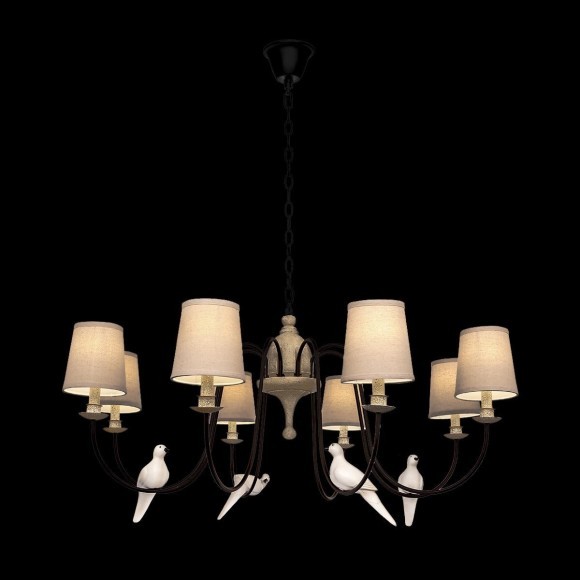 LOFT1029A-8 Подвесная люстра LOFT IT Birds LOFT1029A-8 Подвесная люстра LOFT IT Birds