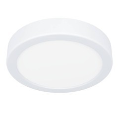 901332 Светод настенно-потолочн свет-к с рег-кой цветовой темп-ры FUEVA 6, 7,5W(LED), ?166, IP44,2700K, 4000K, 6500K, 1000lm, пластик, белый, белый