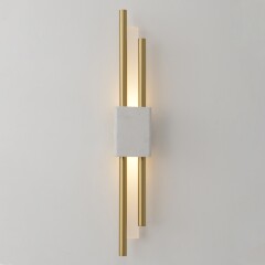 Бра Crystal Lux CARTA AP6W LED WHITE/BRASS 0343/401