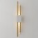 Бра Crystal Lux CARTA AP6W LED WHITE/BRASS 0343/401