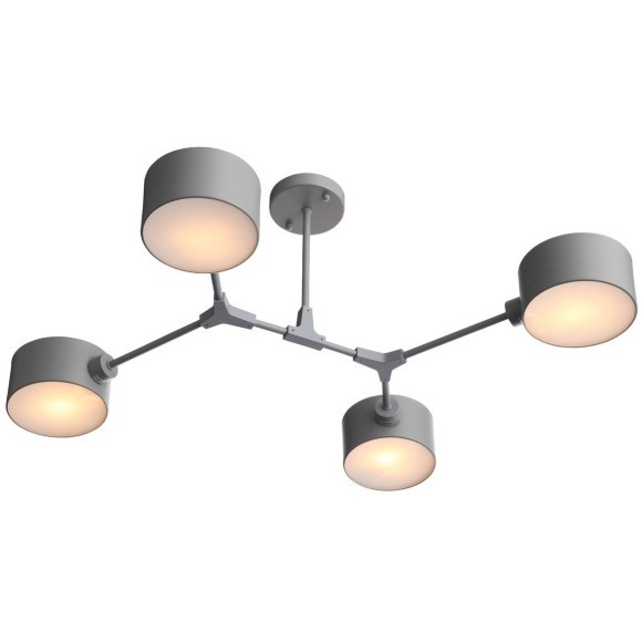 SLE183702-04 Светильник потолочный Серый/Серый E14 4*60W GIMENTO