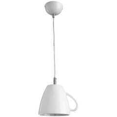 Подвесной светильник с 1 плафоном Arte Lamp A6605SP-1WH CAFFETTERIA под лампу 1xE14 40W