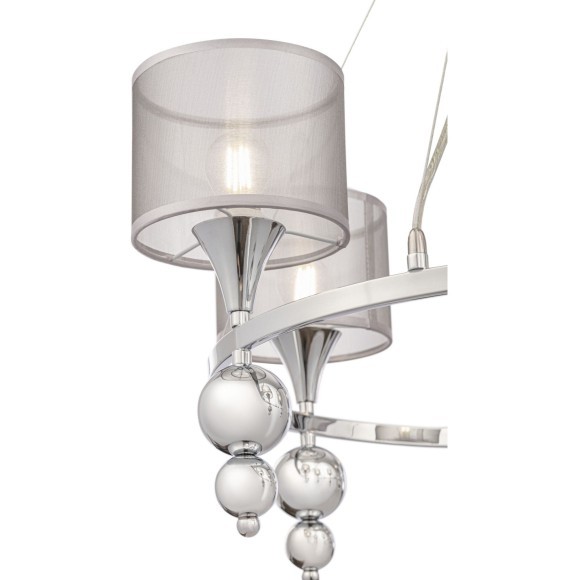 Люстра подвесная Freya FR5093PL-05CH Lauren под лампы 5xE14 40W