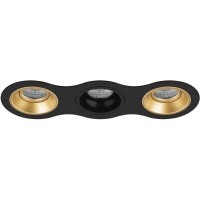 Встраиваемый светильник Lightstar D637030703 Domino под лампы 3xGU5.3 150W