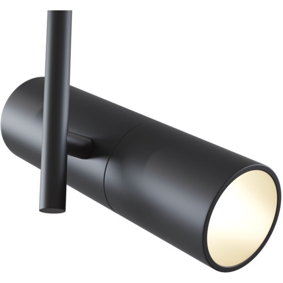 Однофазный двужильный трековый светильник Maytoni Unity TR005-1-GU10-B Elti под сменную лампу GU10