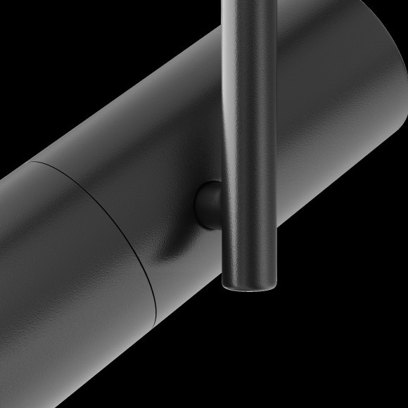 Однофазный двужильный трековый светильник Maytoni Unity TR005-1-GU10-B Elti под сменную лампу GU10