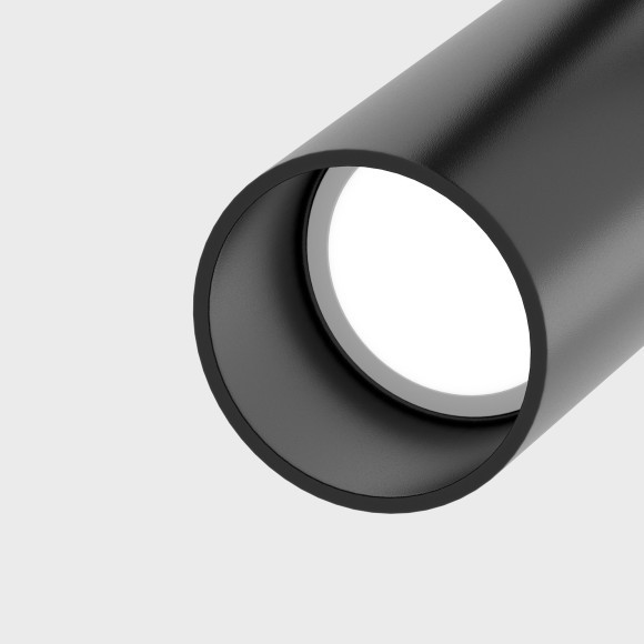 Однофазный двужильный трековый светильник Maytoni Unity TR005-1-GU10-B Elti под сменную лампу GU10