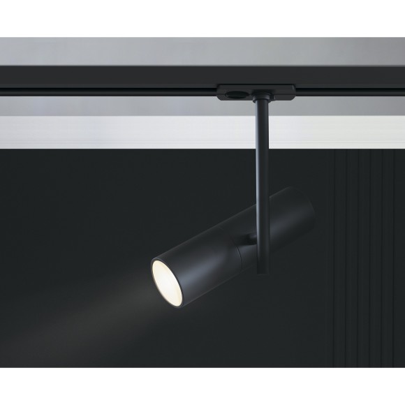 Однофазный двужильный трековый светильник Maytoni Unity TR005-1-GU10-B Elti под сменную лампу GU10