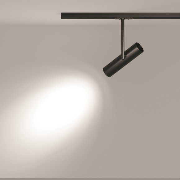 Однофазный двужильный трековый светильник Maytoni Unity TR005-1-GU10-B Elti под сменную лампу GU10
