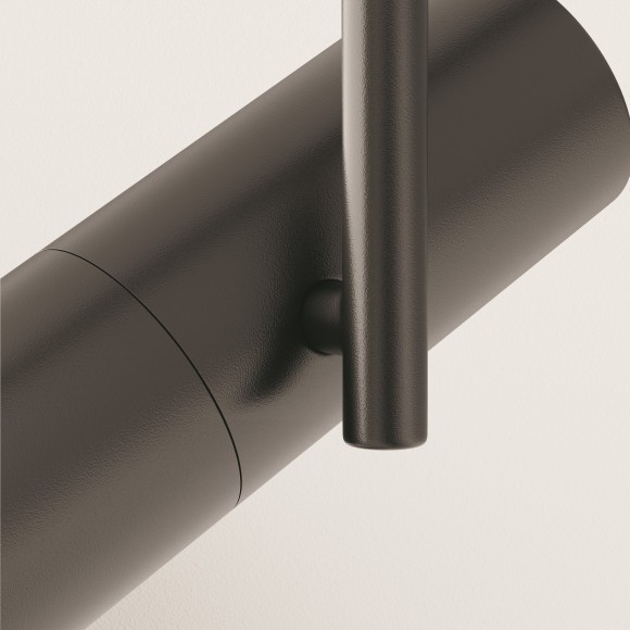 Однофазный двужильный трековый светильник Maytoni Unity TR005-1-GU10-B Elti под сменную лампу GU10