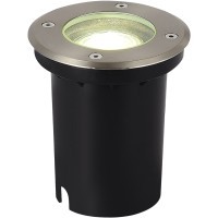 SL9013.408.01 Встраиваемый светильник ST-Luce черный/стальной GU10 1*50W - WALKER