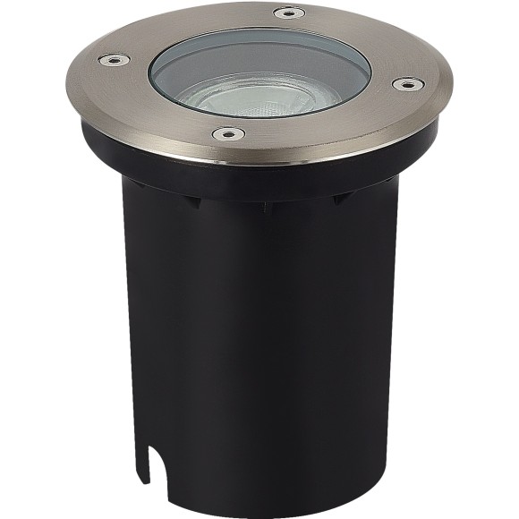 SL9013.408.01 Встраиваемый светильник ST-Luce черный/стальной GU10 1*50W - WALKER