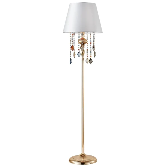 Торшер Crystal Lux MERCEDES PT1 GOLD/COLOR