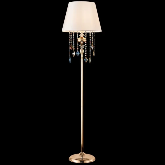 Торшер Crystal Lux MERCEDES PT1 GOLD/COLOR