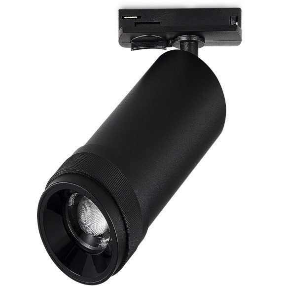 ST384.436.10 Св-к трек. Черный LED 1*10W 3000K 900Lm Ra90 10-55о IP20 L160xW50xH- 220V Однофазная трековая система ST384.436.10 Св-к трек. Черный LED 1*10W 3000K 900Lm Ra90 10-55о IP20 L160xW50xH- 220V Однофазная трековая система