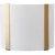 Arte Lamp Dream A4110AP-2PB Настенный светильник, бра, классического стиля с абажуром шириной 25 см, плафон белый текстиль, медный металл, лампы E14 2шт до 40Вт IP20 220В, без выключателя на корпусе