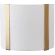 Arte Lamp Dream A4110AP-2PB Настенный светильник, бра, классического стиля с абажуром шириной 25 см, плафон белый текстиль, медный металл, лампы E14 2шт до 40Вт IP20 220В, без выключателя на корпусе