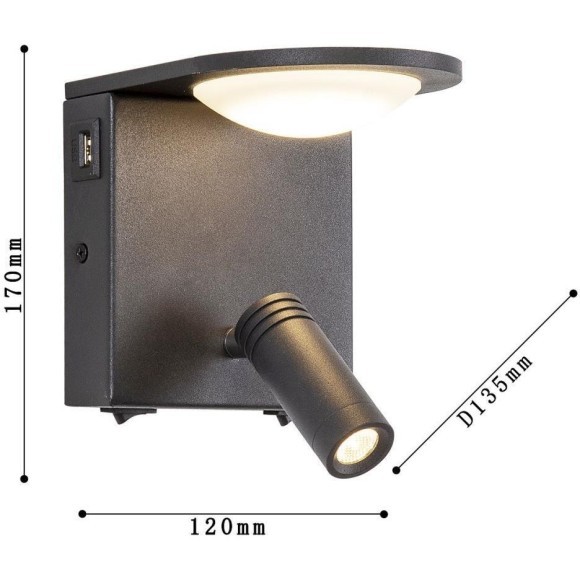 Настенный светильник Twin 4064-2W