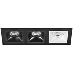 Встраиваемый светильник Lightstar D537070706 Domino под лампы 3xGU5.3 150W Встраиваемый светильник Lightstar D537070706 Domino под лампы 3xGU5.3 150W