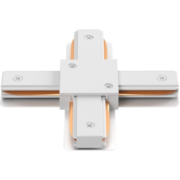 Х-образный соединитель для накладных однофазных шинопроводов Crystal Lux CLT 0.211 09 WH