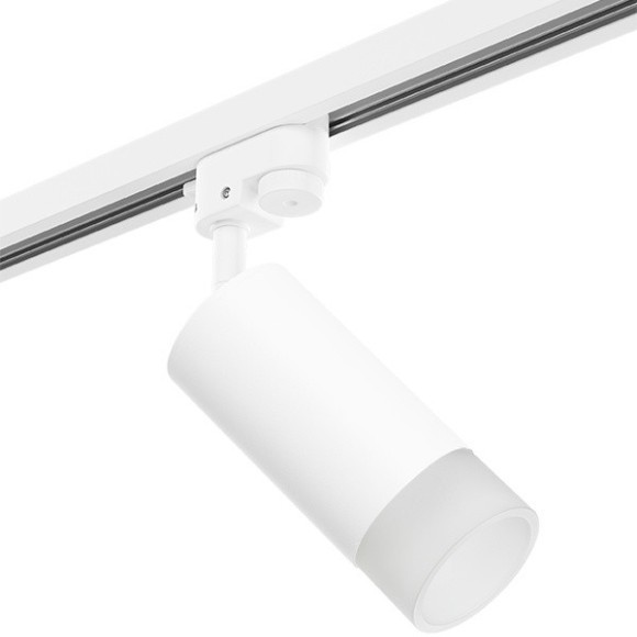 Однофазный двужильный трековый светильник Lightstar R1T43631 Rullo под сменную лампу GU10