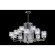 Люстра Crystal Lux NICOLAS SP-PL10+5 NICKEL/WHITE
