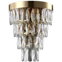Бра Crystal Lux ABIGAIL AP3 GOLD/TRANSPARENT