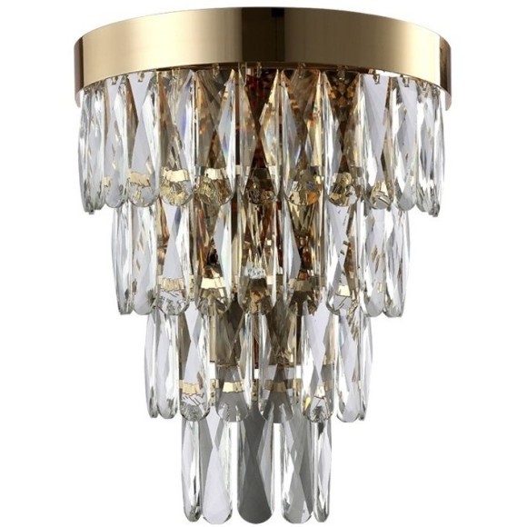Бра Crystal Lux ABIGAIL AP3 GOLD/TRANSPARENT