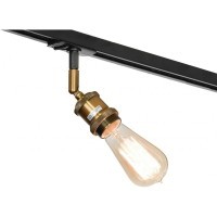 Однофазный двужильный трековый светильник Lussole LSP-9320-TAW CENTEREACH под сменную лампу Е27