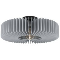 900832 Потолочный светильник PALOMBAIA, 1X40W (E27), H175, ?500, сталь, черный / дерево, серый