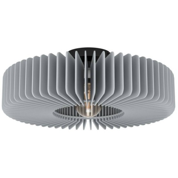 900832 Потолочный светильник PALOMBAIA, 1X40W (E27), H175, ?500, сталь, черный / дерево, серый 900832 Потолочный светильник PALOMBAIA, 1X40W (E27), H175, ?500, сталь, черный / дерево, серый