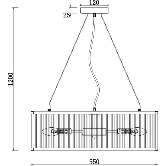 Люстра подвесная Freya FR5053PL-08N Savoy под лампы 8xE14 60W