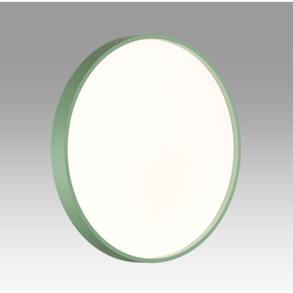 7743/DL COLOR SN Светильник светодиодный потолочный пластик/белый/зеленый LED 48Вт 3000-6000К D380 IP43 пульт ДУ MAVIC
