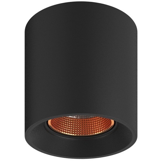 DK3090-BBR Светильник накладной, IP 20, 10 Вт, GU5.3, LED, черный/бронзовый, пластик