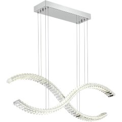 SL6206.103.44 Светильник подвесной ST-Luce Хром/Прозрачный LED 1*44W 3000K ACENO SL6206.103.44 Светильник подвесной ST-Luce Хром/Прозрачный LED 1*44W 3000K ACENO