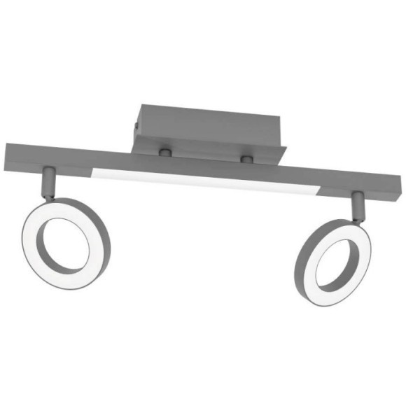 900514 Спот CARDILLIO 2, LED 2X3,2W, 800lm, LED 1X3,3W, 360lm, L385, B85, H175, сталь, черный/пластик, матовый