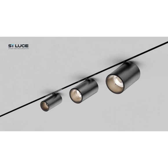 ST671.436.05 Ультратонкий трековый магнитный светодиодный светильник ST-Luce Super 5 CRI90+ 3000К 340Лм 36° 5Вт