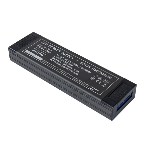 Блок питания 48V 300W 5.2А Arte Lamp PRO A481505N Блок питания 48V 300W 5.2А Arte Lamp PRO A481505N