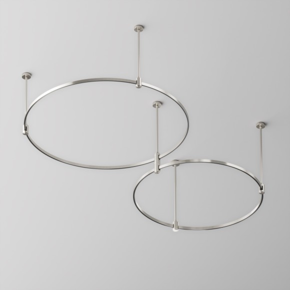 Шинопровод магнитный накладной/подвесной Maytoni Flarity TRX154-R-D800-PT Шинопровод магнитный накладной/подвесной Maytoni Flarity TRX154-R-D800-PT