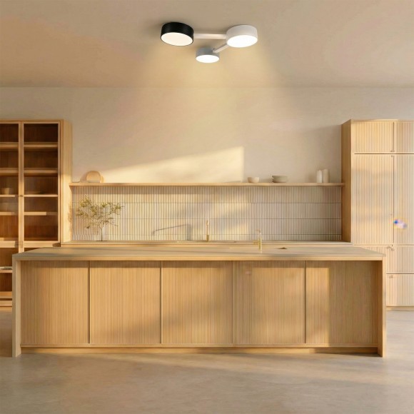 Люстра потолочная повышенным индексом цветопередачи и пультом ДУ 24Вт 1040Лм CRI98 3000-6000К Emisfero Lightstar 737230