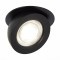 ST654.448.10 ST Luce Светильник встраиваемый, LED, 4000K 1х10W, 850Lm, Ra90, IP20, D109xH60, черный, угол 38°